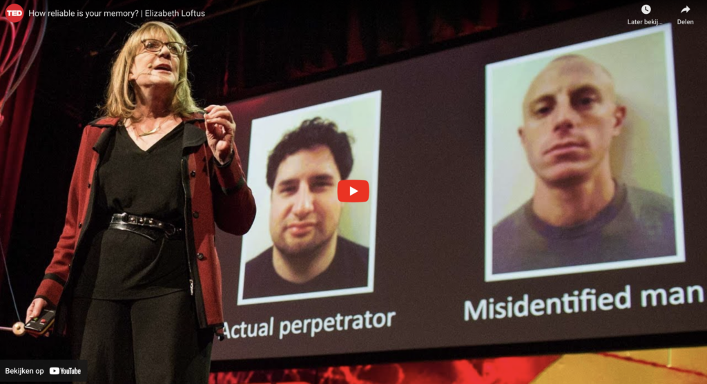 TED-talk Elizabeth Loftus storytelling